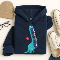 Cute Dinosaur Book Reading Readasaurus Hoodie