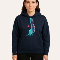 Cute Dinosaur Book Reading Readasaurus Hoodie