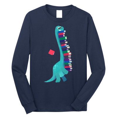 Cute Dinosaur Book Reading Readasaurus Long Sleeve Shirt