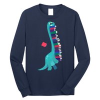 Cute Dinosaur Book Reading Readasaurus Long Sleeve Shirt