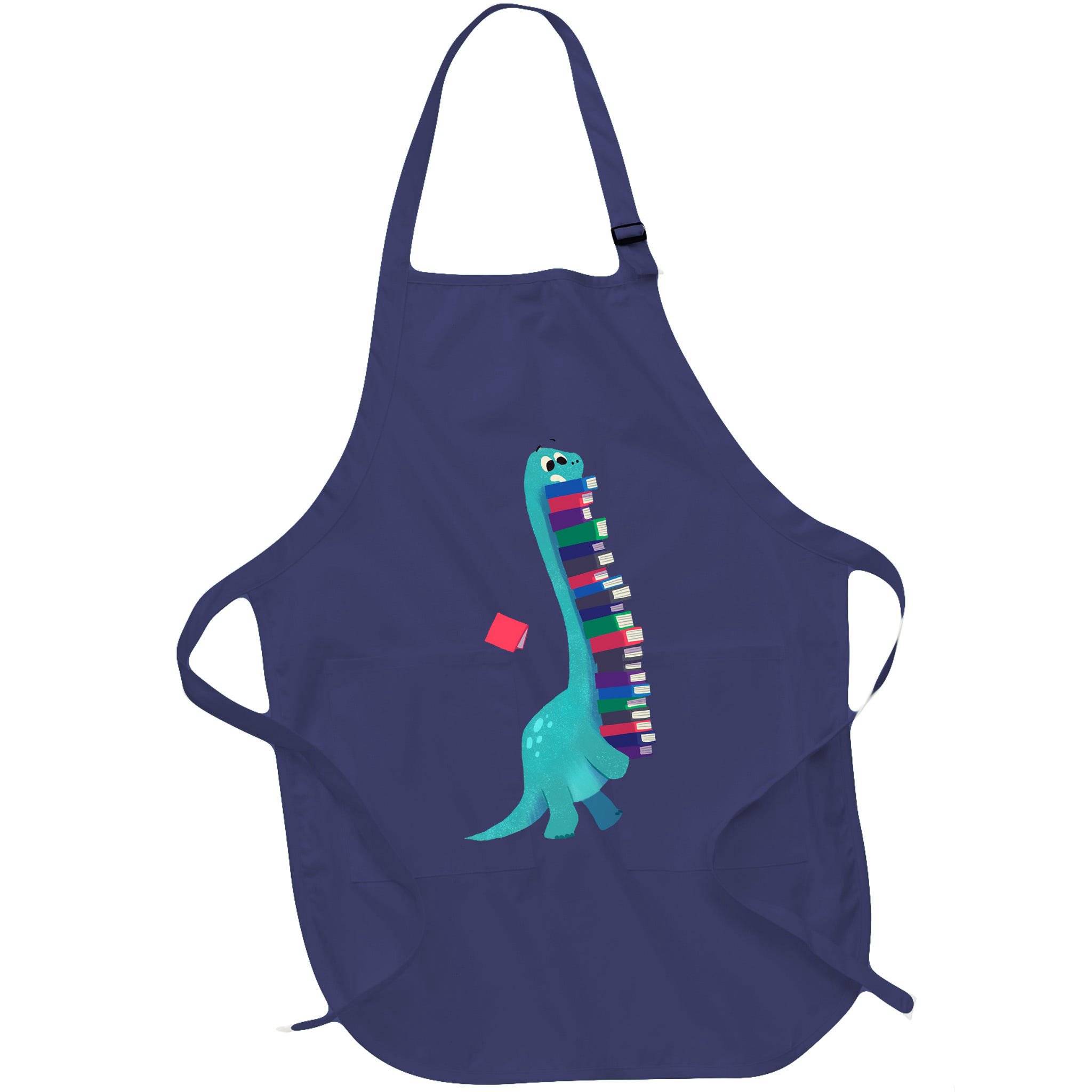 Cute Dinosaur Book Reading Readasaurus Apron