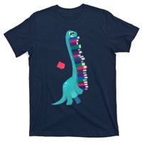 Cute Dinosaur Book Reading Readasaurus T-Shirt