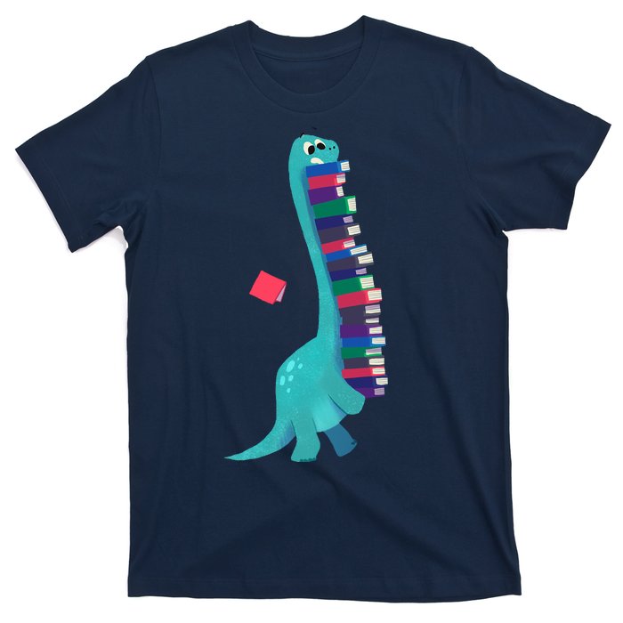 Cute Dinosaur Book Reading Readasaurus T-Shirt