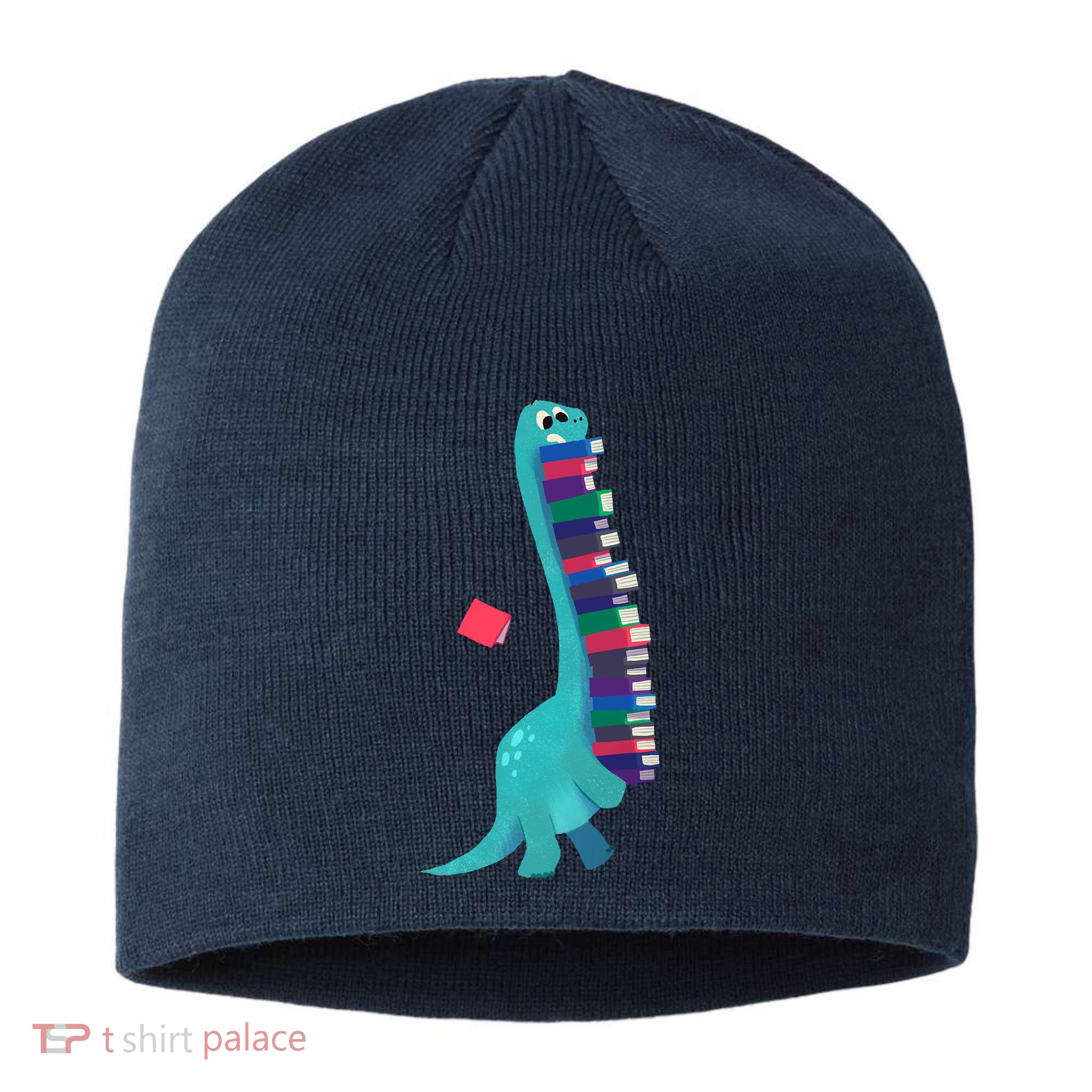 Cute Dinosaur Book Reading Readasaurus Sustainable Beanie