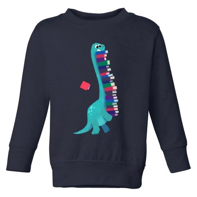 Cute Dinosaur Book Reading Readasaurus Toddler Sweatshirt