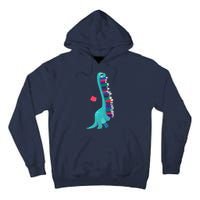 Cute Dinosaur Book Reading Readasaurus Tall Hoodie