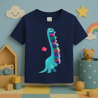 Cute Dinosaur Book Reading Readasaurus Toddler T-Shirt