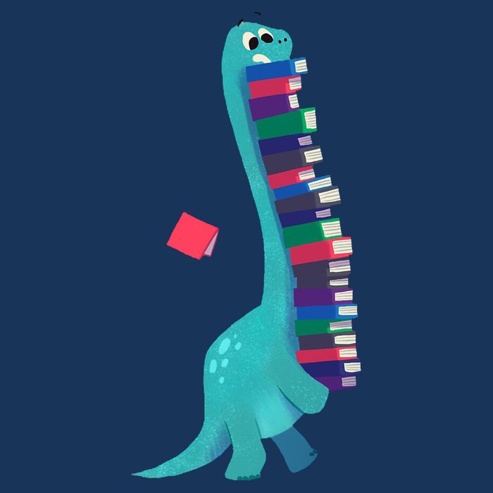 Cute Dinosaur Book Reading Readasaurus Zip Tote Bag