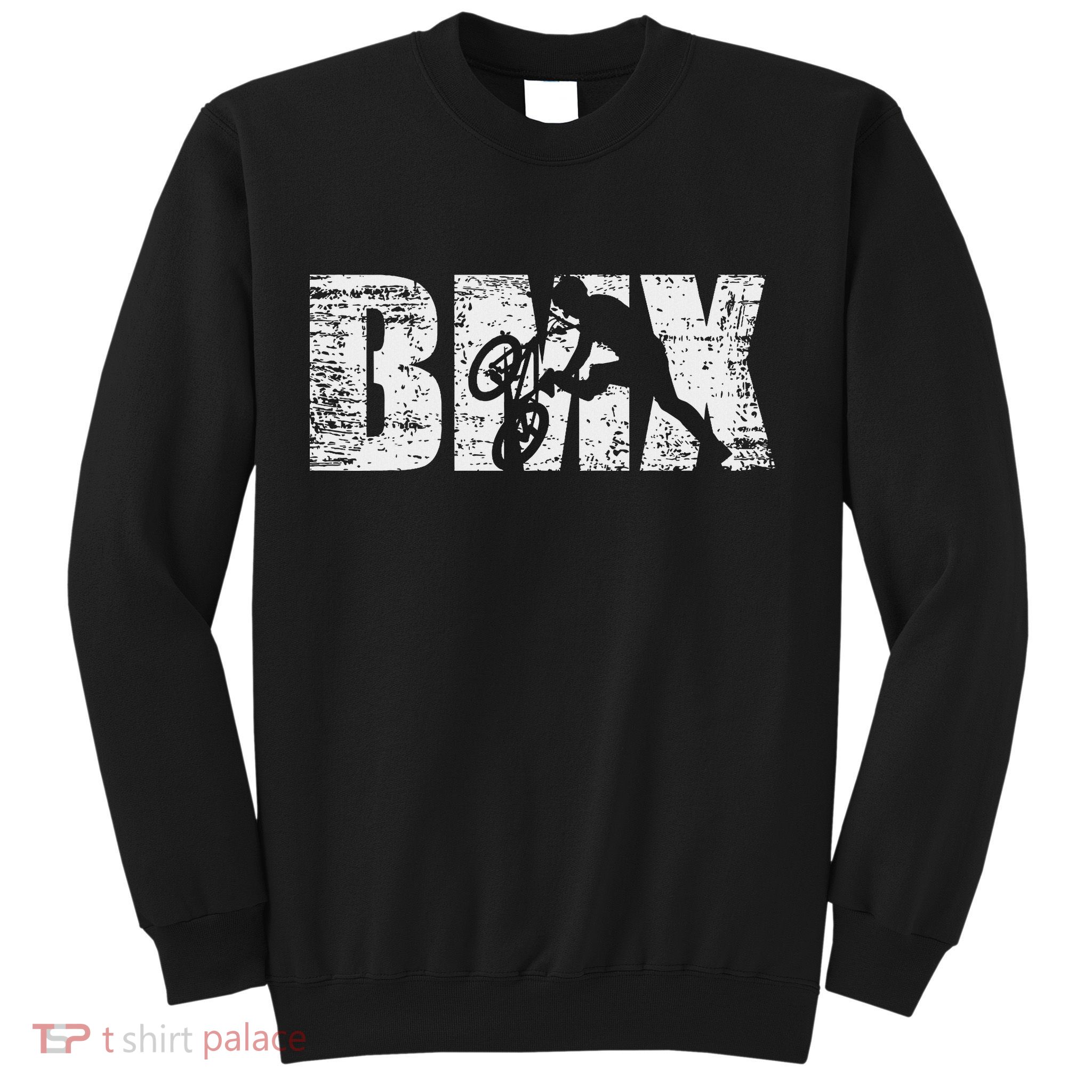 Cool Distressed Bmx For Bmx Riders Sweatshirt