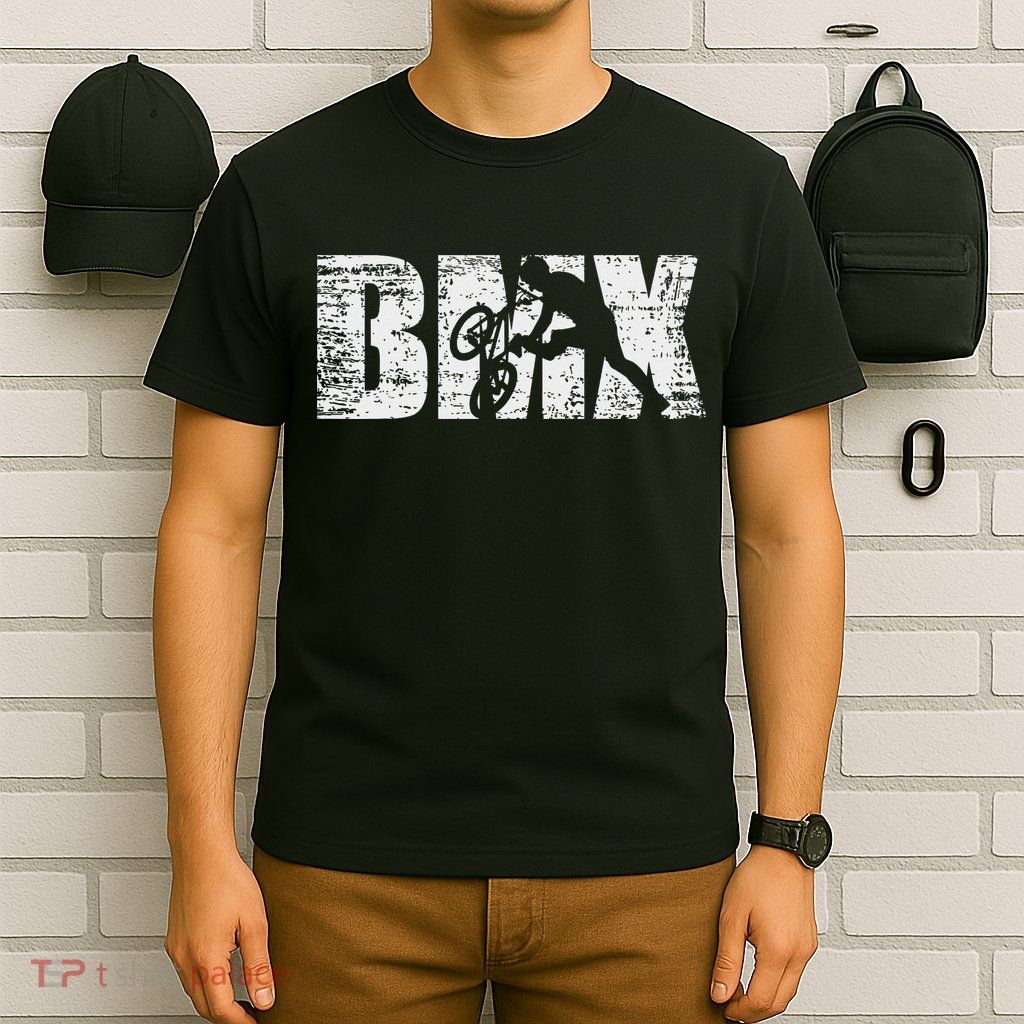 Cool Distressed Bmx For Bmx Riders T-Shirt