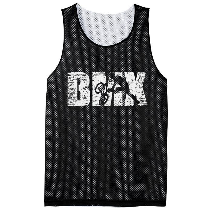 Cool Distressed Bmx For Bmx Riders Mesh Reversible Basketball Jersey Tank