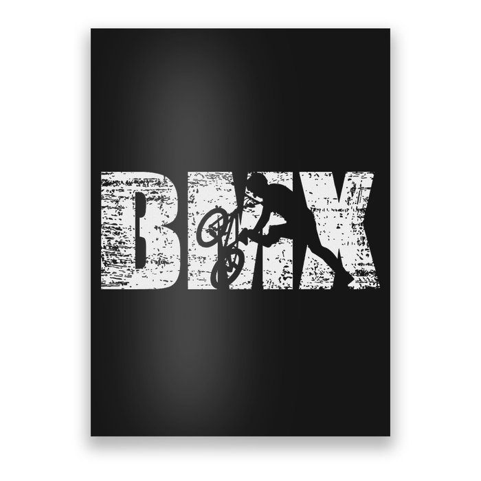 Cool Distressed Bmx For Bmx Riders Poster