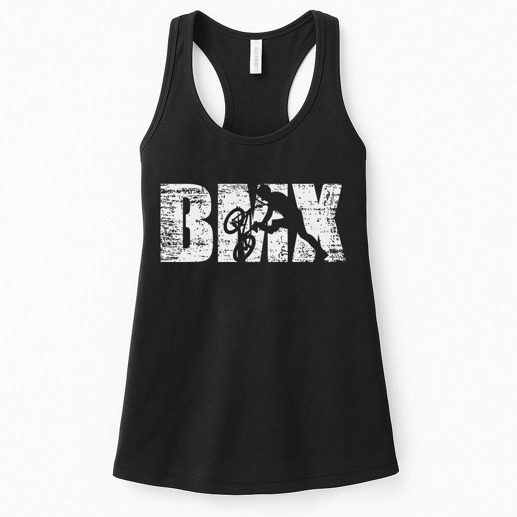 Cool Distressed Bmx For Bmx Riders Womens Tank Top