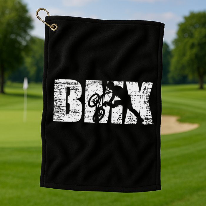 Cool Distressed Bmx For Bmx Riders Golf Towel