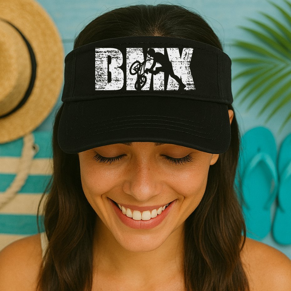 Cool Distressed Bmx For Bmx Riders Visor