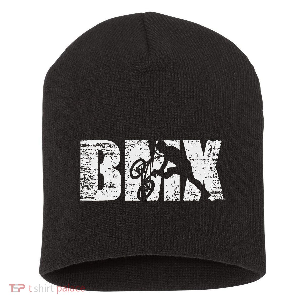 Cool Distressed Bmx For Bmx Riders Short Acrylic Beanie