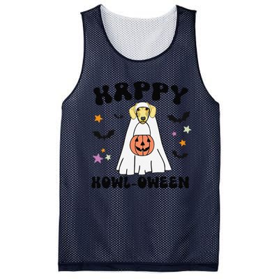 Cream Dachshund Boo Ghost Dog Lover Happy Halloween Mesh Reversible Basketball Jersey Tank