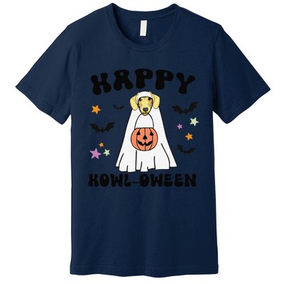 Cream Dachshund Boo Ghost Dog Lover Happy Halloween Premium T-Shirt