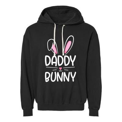 Cute Daddy Bunny Happy Easter Day Matching Family Gift Garment-Dyed Fleece Hoodie