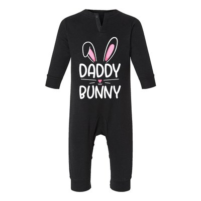 Cute Daddy Bunny Happy Easter Day Matching Family Gift Infant Fleece One Piece