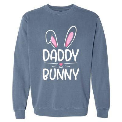 Cute Daddy Bunny Happy Easter Day Matching Family Gift Garment-Dyed Sweatshirt