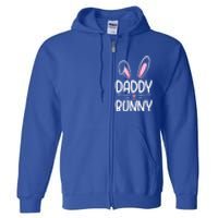 Cute Daddy Bunny Happy Easter Day Matching Family Gift Full Zip Hoodie