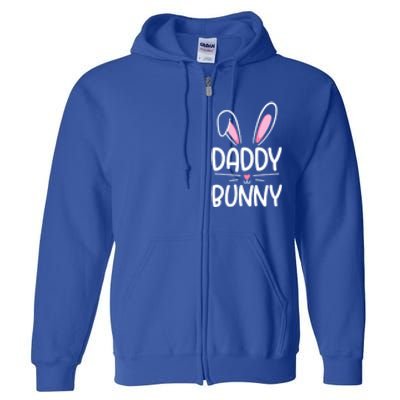 Cute Daddy Bunny Happy Easter Day Matching Family Gift Full Zip Hoodie