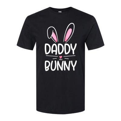 Cute Daddy Bunny Happy Easter Day Matching Family Gift Softstyle CVC T-Shirt