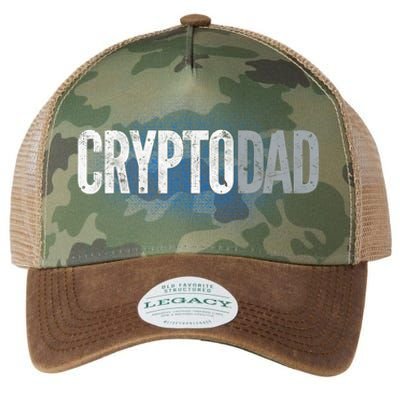 Crypto Dad Bitcoin Cryptocurrency Father Legacy Tie Dye Trucker Hat