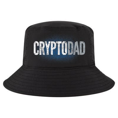 Crypto Dad Bitcoin Cryptocurrency Father Cool Comfort Performance Bucket Hat