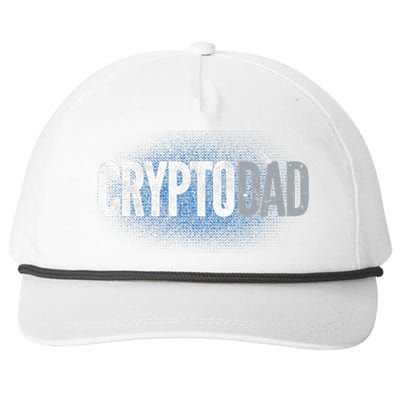 Crypto Dad Bitcoin Cryptocurrency Father Snapback Five-Panel Rope Hat