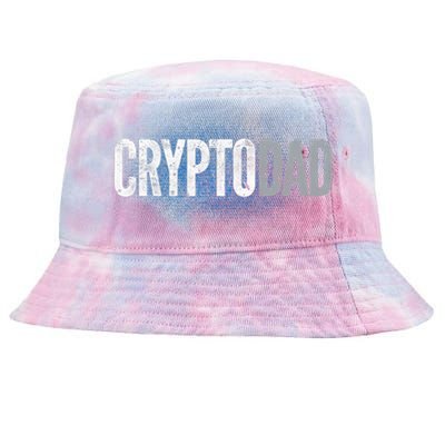 Crypto Dad Bitcoin Cryptocurrency Father Tie-Dyed Bucket Hat