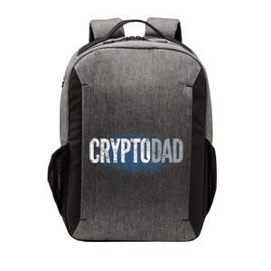 Crypto Dad Bitcoin Cryptocurrency Father Vector Backpack