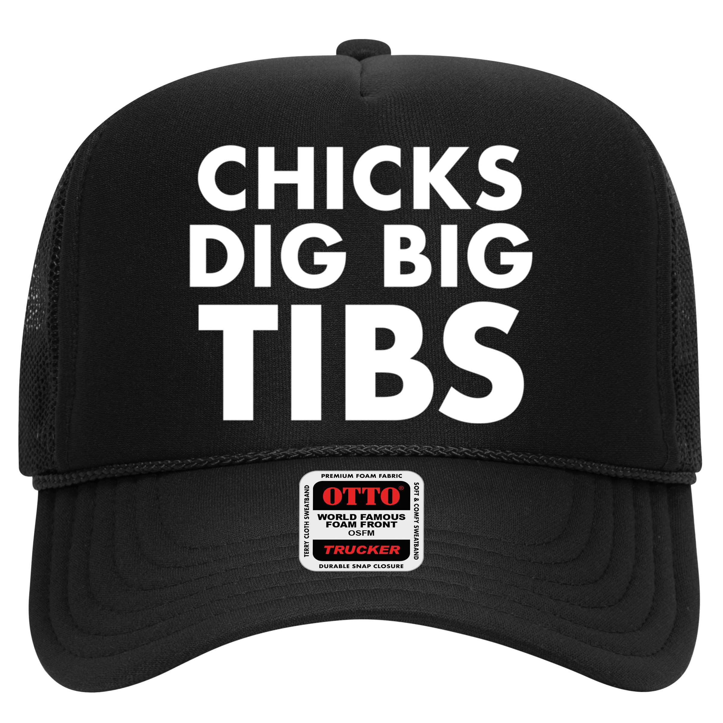 Chicks Dig Big Tibs Gift Funny Workout Leg Day Fitness Gym Gift Hat
