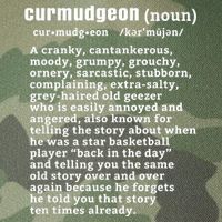 CURMUDGEON Definition Basketball Version Funny Senior Citizens Legacy Tie Dye Trucker Hat