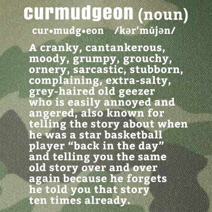 CURMUDGEON Definition Basketball Version Funny Senior Citizens Legacy Tie Dye Trucker Hat