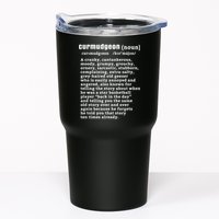 CURMUDGEON Definition Basketball Version Funny Senior Citizens Tumbler