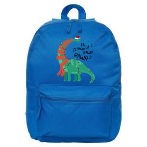 Christmas Dinosaur Brontosaurus Singing Fa Ra Rawr Xmas Gift 16 in Basic Backpack