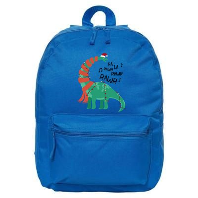 Christmas Dinosaur Brontosaurus Singing Fa Ra Rawr Xmas Gift 16 in Basic Backpack