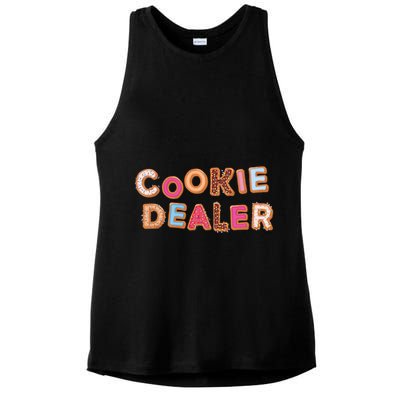 Cookie Dealer Baking Decorating Humor Joke Funny Gift Ladies PosiCharge Tri-Blend Wicking Tank