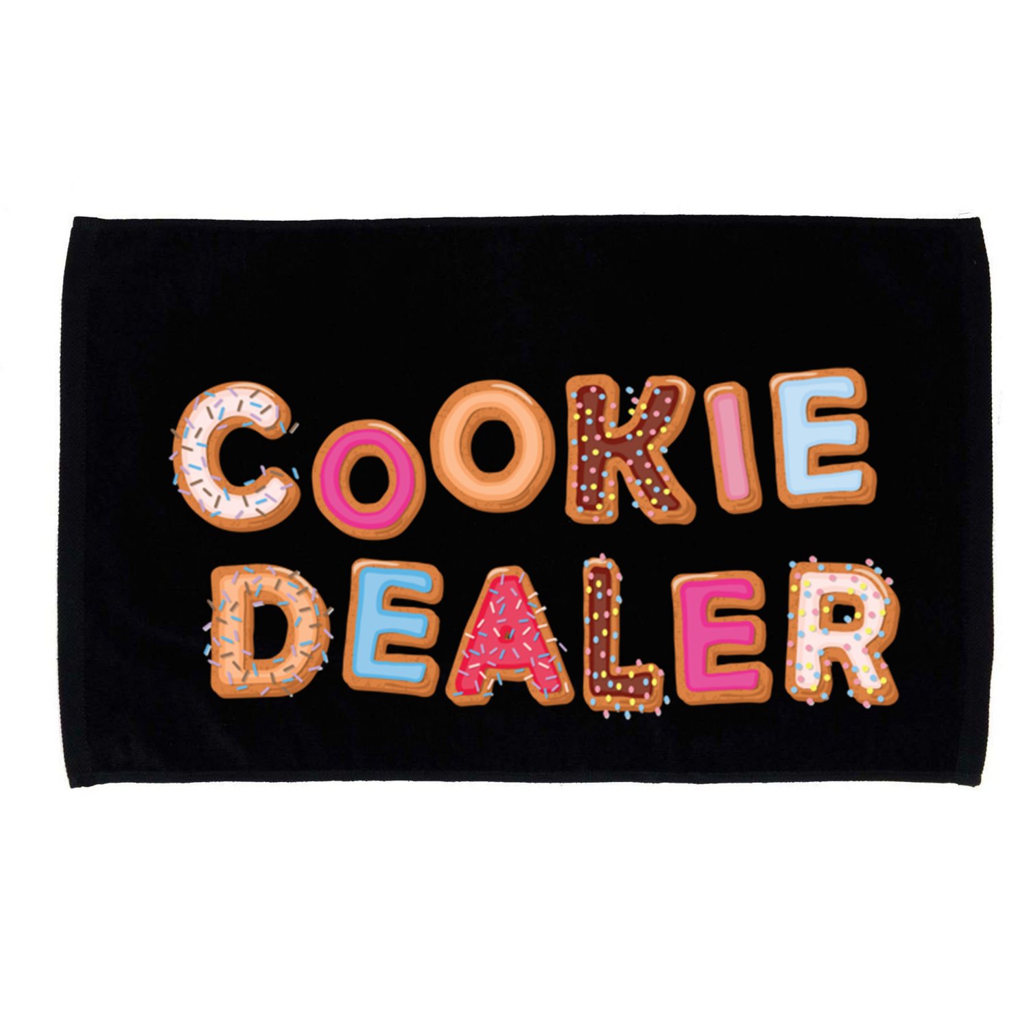 Cookie Dealer Baking Decorating Humor Joke Funny Gift Microfiber Hand Towel