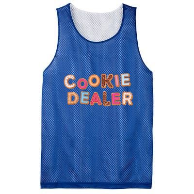 Cookie Dealer Baking Decorating Humor Joke Funny Gift Mesh Reversible Basketball Jersey Tank