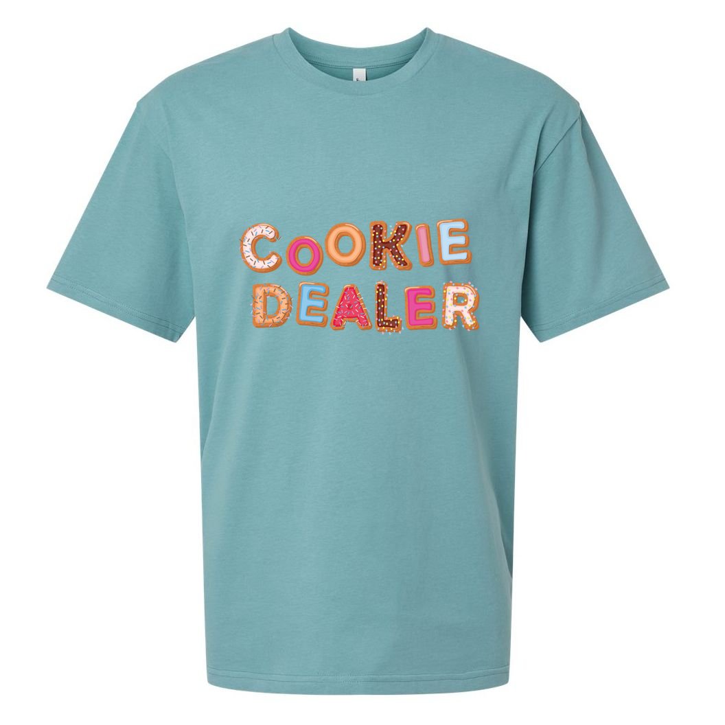 Cookie Dealer Baking Decorating Humor Joke Funny Gift Sueded Cloud Jersey T-Shirt