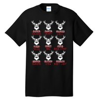 Christmas Deer Bow Hunting Santa Hunter Tall T-Shirt