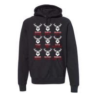 Christmas Deer Bow Hunting Santa Hunter Premium Hoodie