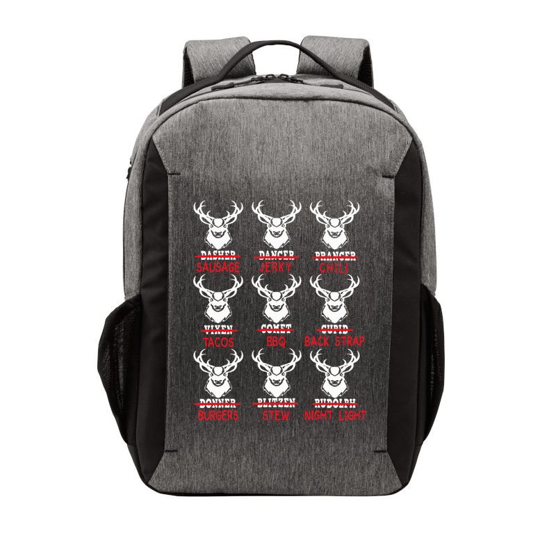 Christmas Deer Bow Hunting Santa Hunter Vector Backpack