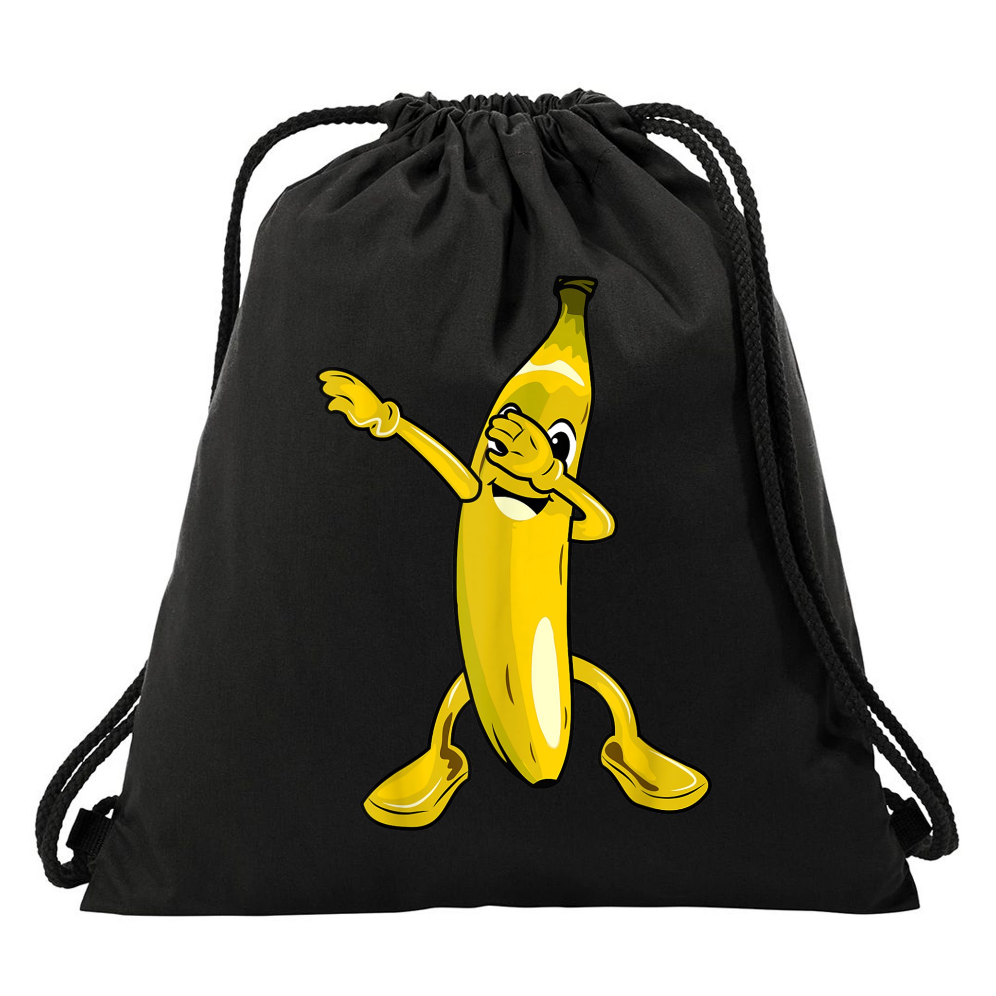 Cool Dab Banana Is Dabbing | Cute Dab Fruit Lover Drawstring Bag