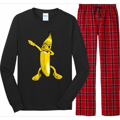 Cool Dab Banana Is Dabbing | Cute Dab Fruit Lover Long Sleeve Pajama Set