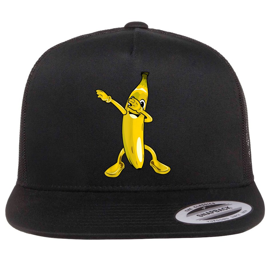 Cool Dab Banana Is Dabbing | Cute Dab Fruit Lover Flat Bill Trucker Hat