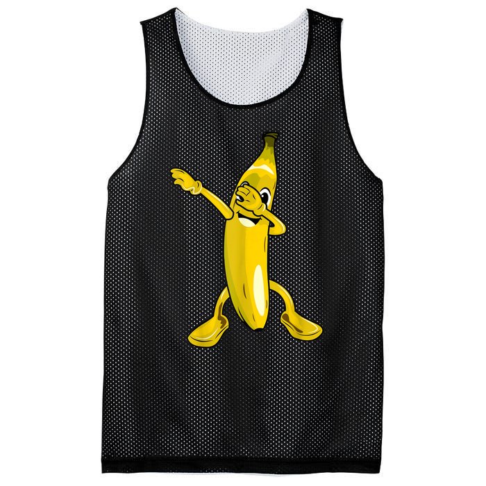 Cool Dab Banana Is Dabbing | Cute Dab Fruit Lover Mesh Reversible Basketball Jersey Tank